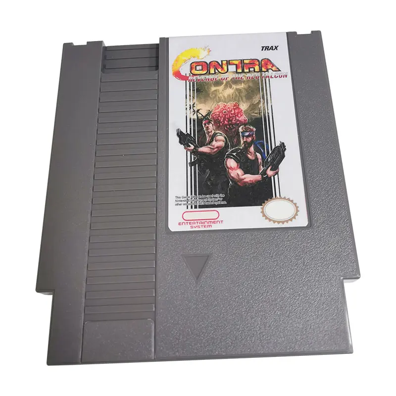 Contra revenge of red falcon-Game Cartridge For Console Single card 72 Pin NTSC and PAL Game Console