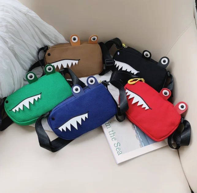 

Children's Mini Bag Shoulder Bag Baby Boys Girls Kids Cute Cartoon Plush Dinosaur Slant Bag