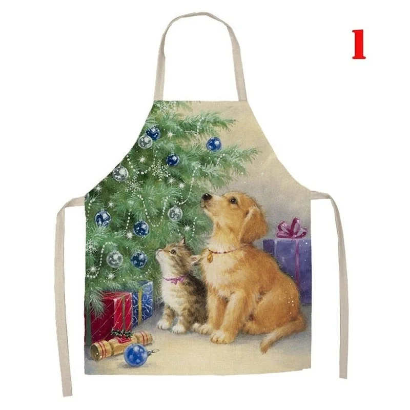 Leuke Hond Print Koken Barbecue Keuken Benodigdheden Schort Accessoires Keuken Decoratie Gereedschap Mannen Antifouling Schort