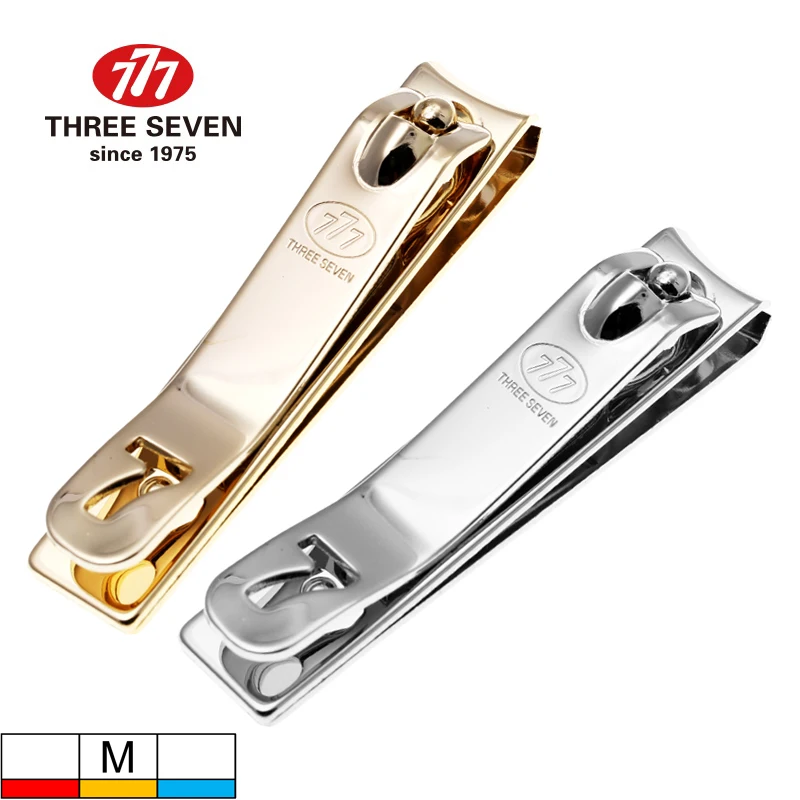 

THREE SEVEN/777 Lucky Series Medium-size Nail Clippers Trimmers H-Carbon Steel Pedicure Care Professional Manicure Nail Tools