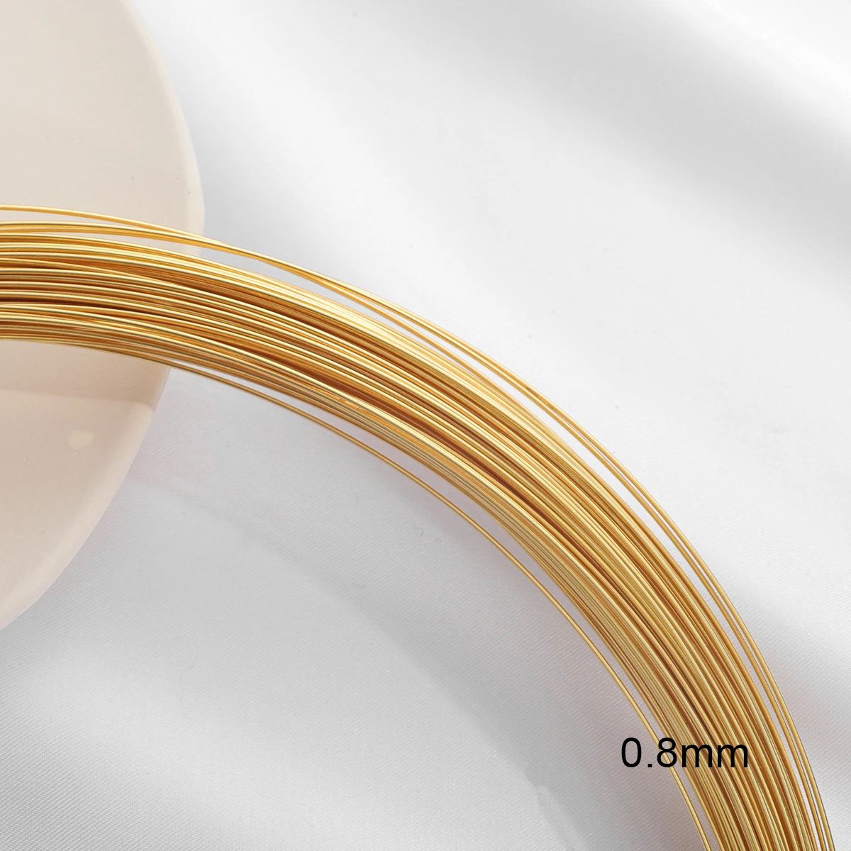 18K Gold Plated 5M Beading Wire for Jewelry Making