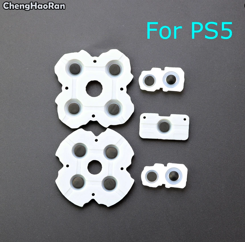 

ChengHaoRan For PS5 2 sets of soft silicone rubber driver ps5 ps5 controller rubber key pad keyboard Conductive adhesive