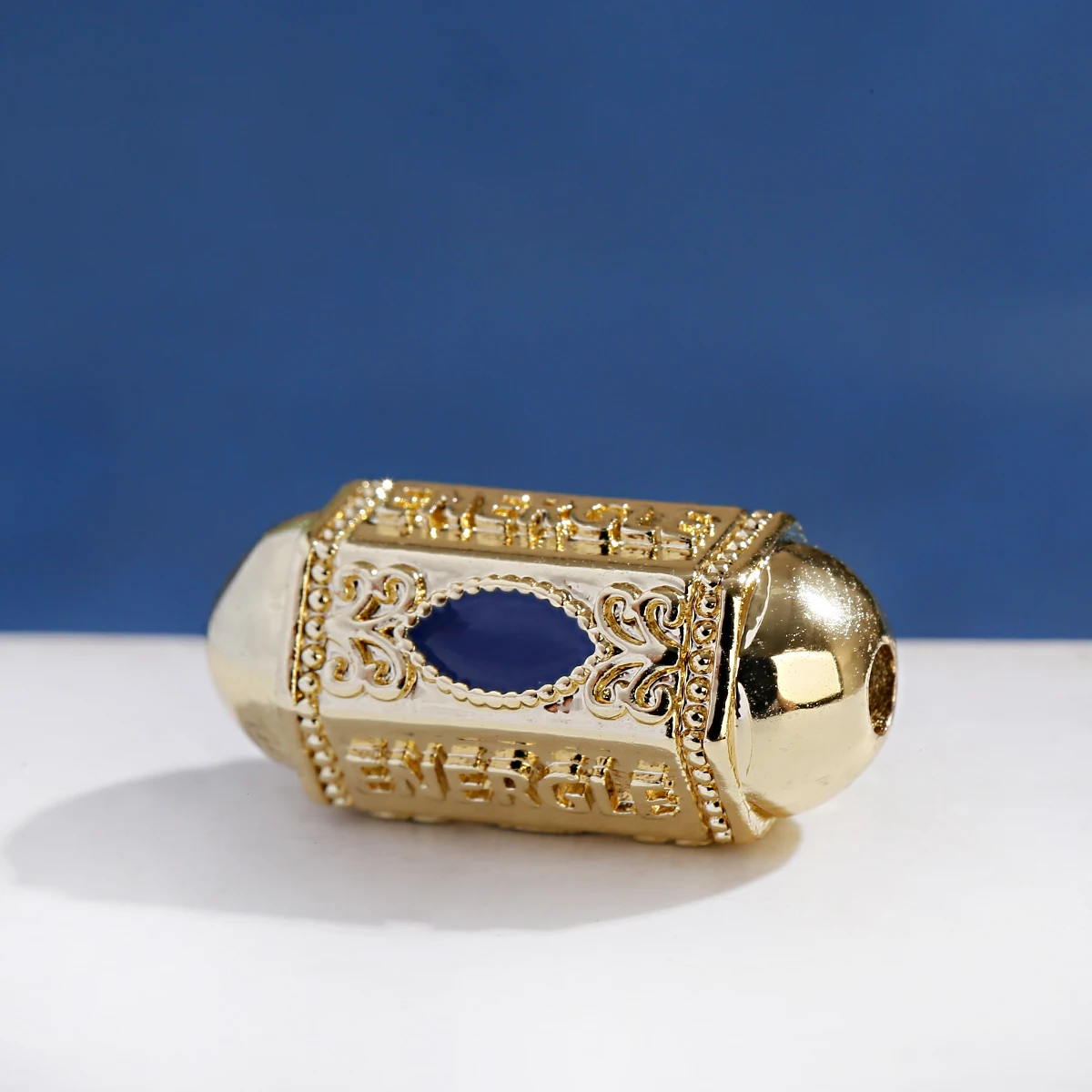 Bohemia Beads Nepal Indian Cylindrical Metal Pendant Handicraft Accessories Necklace DIY Beads For Jewelry Making 2021 NEW