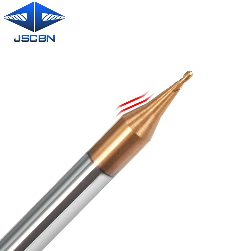 

HRC60 Carbide Micro Small Square End Mills Micro ball nose end mills small mills 0.1 0.2 0.3 0.4 0.5mm small end mills