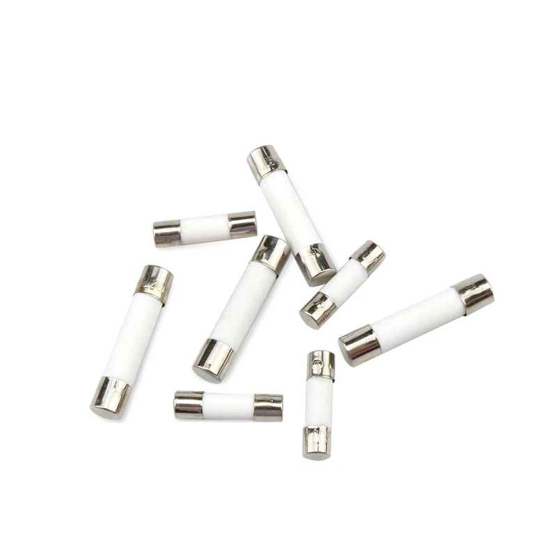 6X30Mm Keramische Snelle Zekering 6*30 250V 1A 2A 3A 3.15A 4A 5A 6A 6.3A 10A 15A 20A 30A Keramische Buis Zekeringen