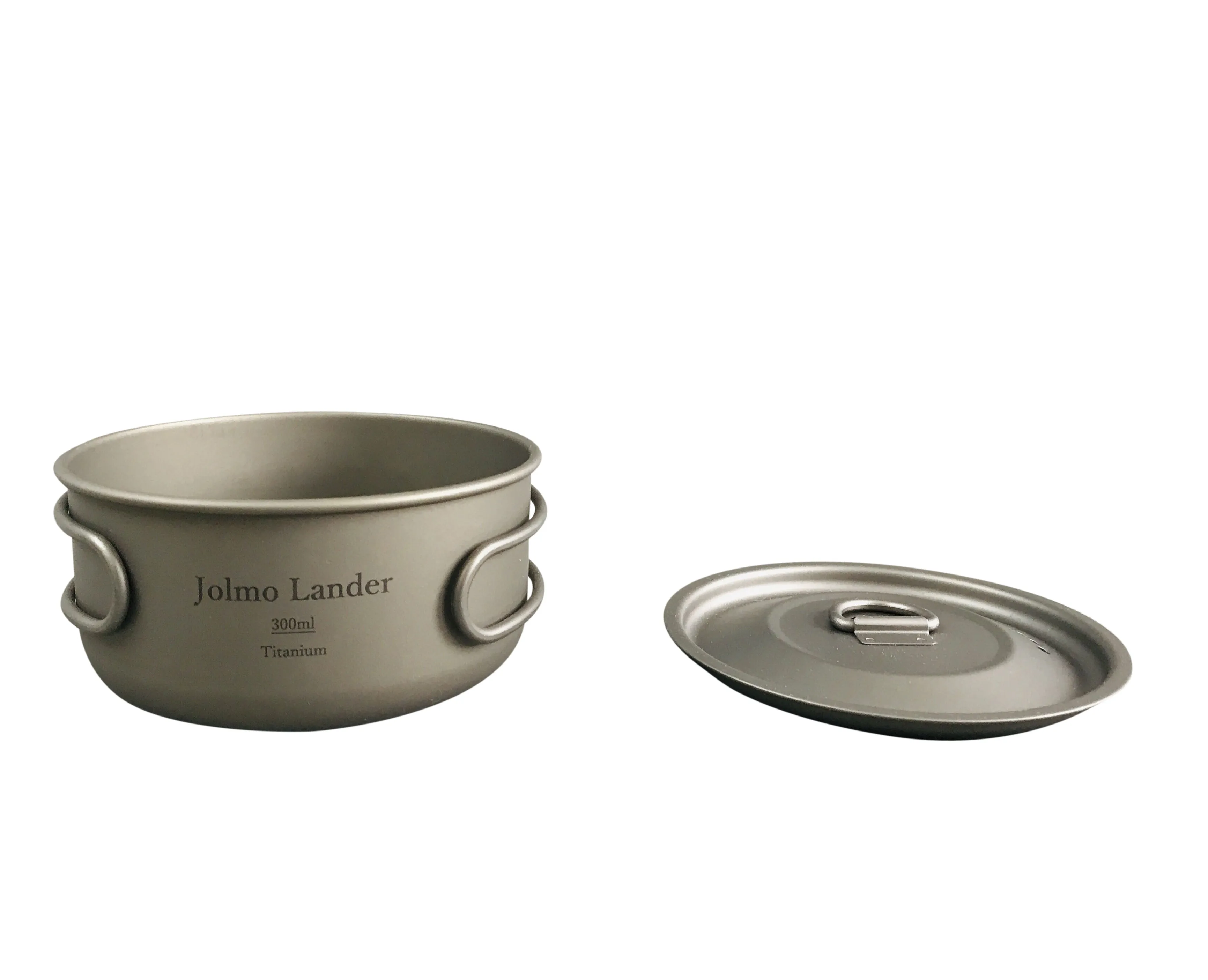 Jolmo Lander Titanium Bowl  Camping Hiking Picnic Bowl Outdoor Tableware 300ml/500ml