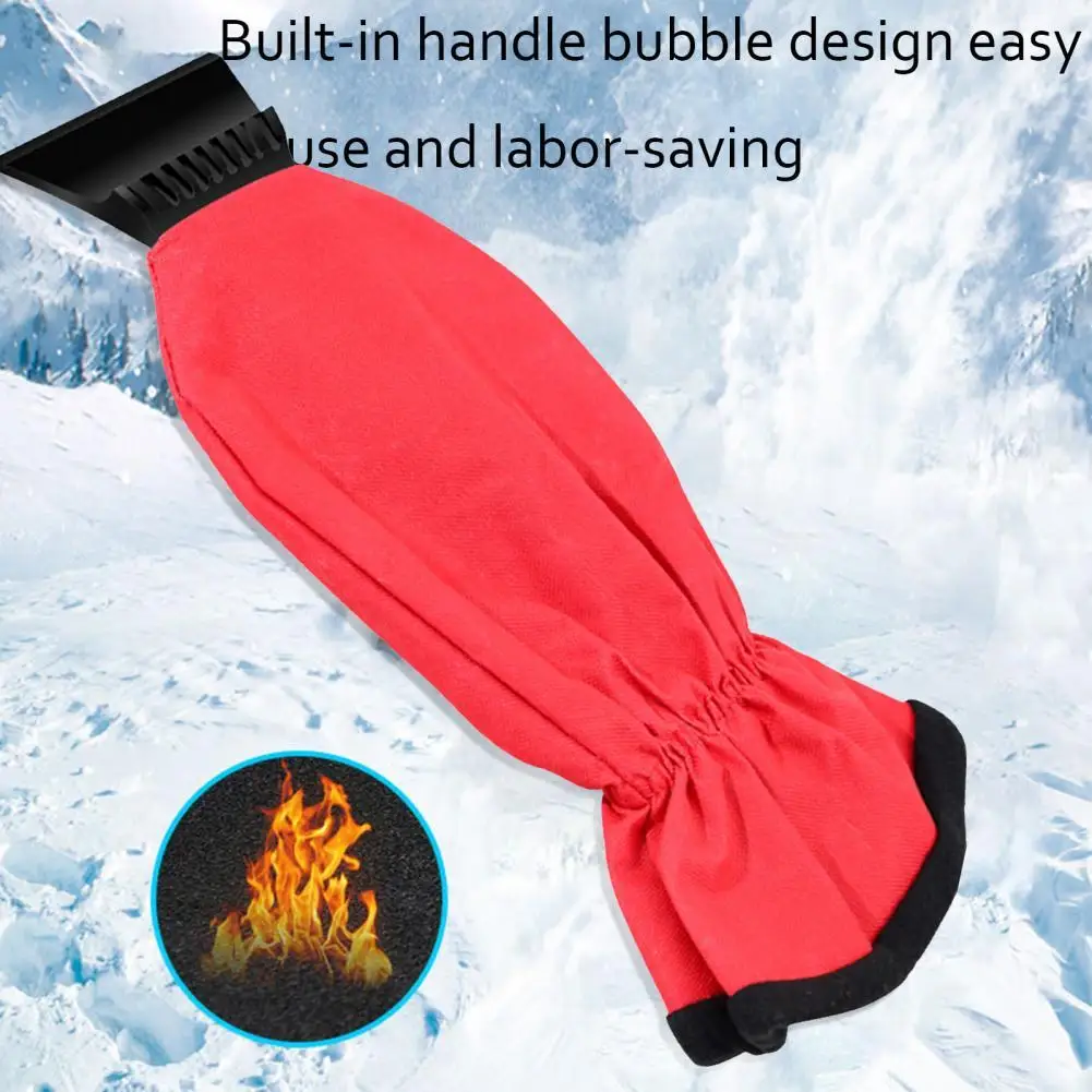 

Car Ice Scraper Mitt Winter Warm Car Windshield Snow Shovel Glove Waterproof Universal Car Accessories