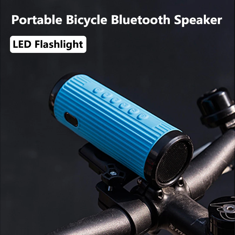 Imagem -02 - Alto-falante Bluetooth sem Fio Poderoso Poderoso Boombox ao ar Livre Coluna de Bicicleta Portátil Mãos Livres Power Bank Lanterna Bike Mount x3