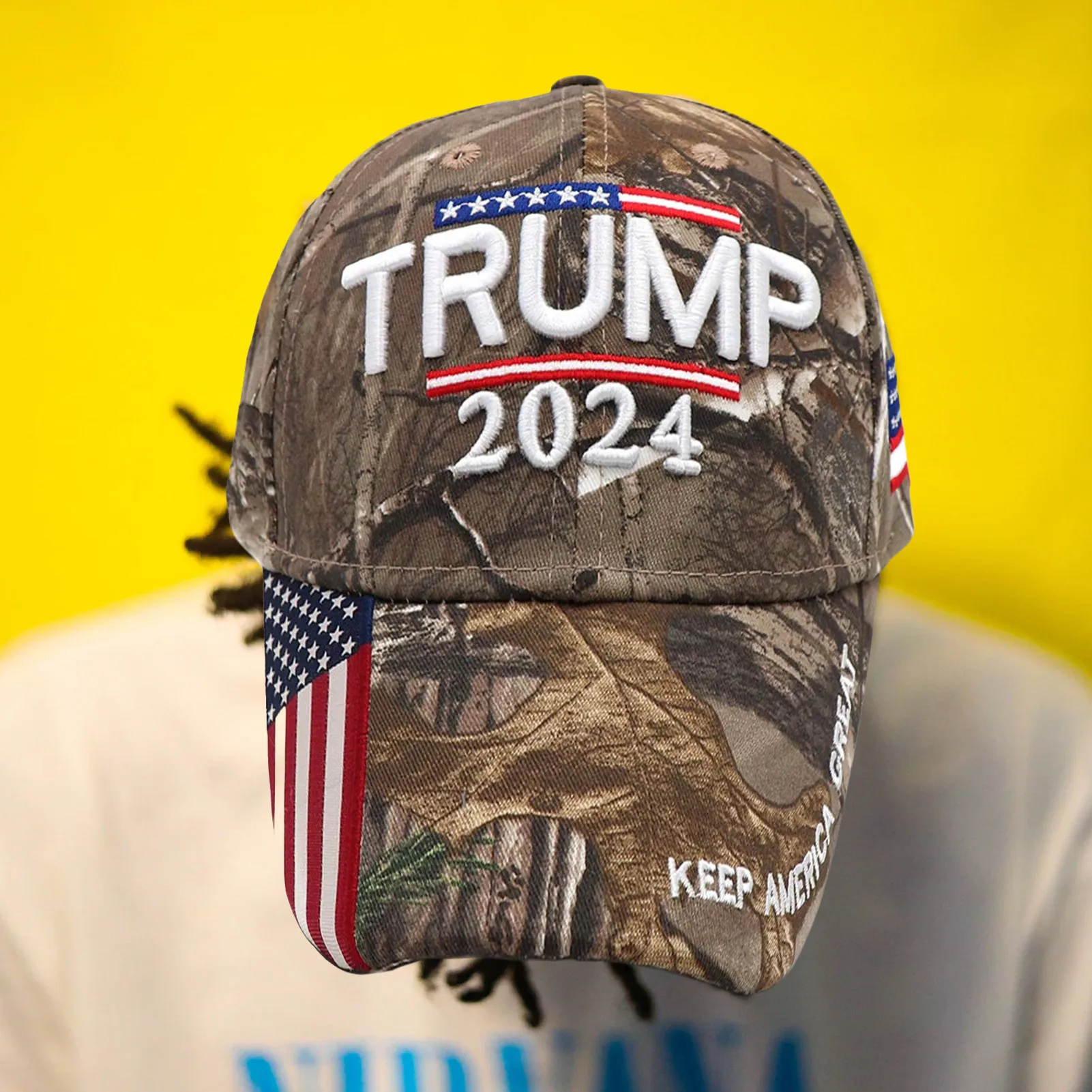 The Baseball Hat Depot Original Exclusive Donald Trump 2024 Keep America Great Make America Re Great Retain 3D Signature Hat