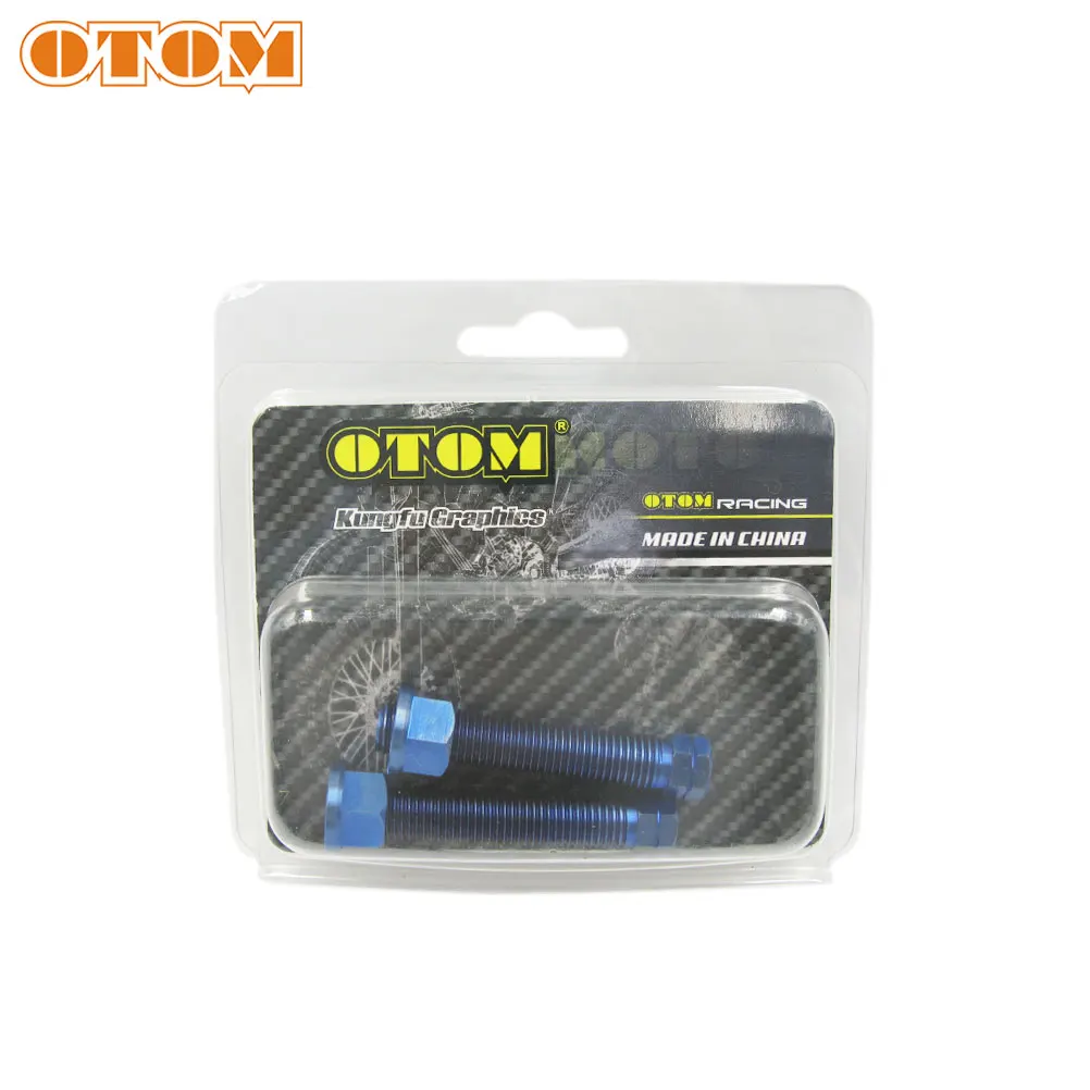 OTOM Motorcycle M10x50 M8x50 Chain Adjuster Bolt Rear Axle Blocks Titanium Alloy Screw Nuts Motocross Dirt Bike Repair Tool Part