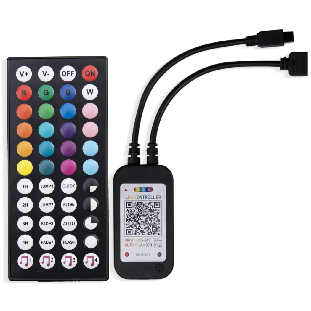 DC12V RGB 5050 LED Strip Light 5m 10m WiFi Bluetooth Smart Phone Controller Lamp Ribbon Waterproof SMD Tape For House Party Decr