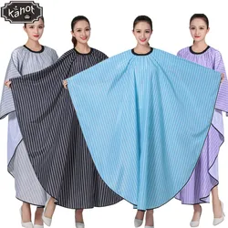 Salon Professional Hair Styling Cape,Adult Upscale Retro Fashion  Stripe Waterproof Hairdresser Wai Cloth Barber Gown