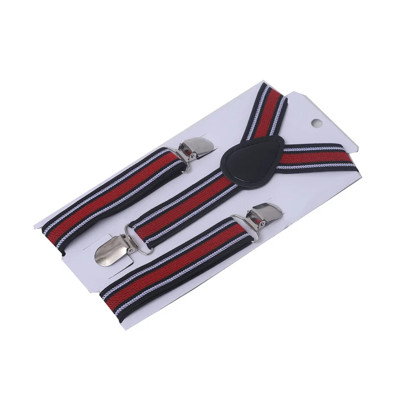 2.5cm Width Children Suspenders Belt Baby Boys Girls Clip-on Y-Back Braces Elastic Kids Costume Adjustable Strap Children Belt