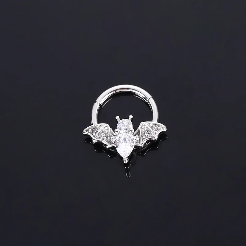 Nose Piercing Ring Nase Septum Piercing Ring Titanium Steel Bee Nariz Piercing Ear Cartilage Tragus Goth Piercing Nez Cuff