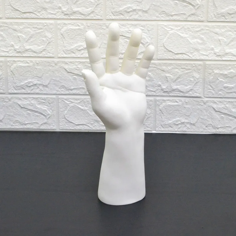 One Pair Realistic Male Mannequin Dummy Hands,Manikin Hand For Gloves