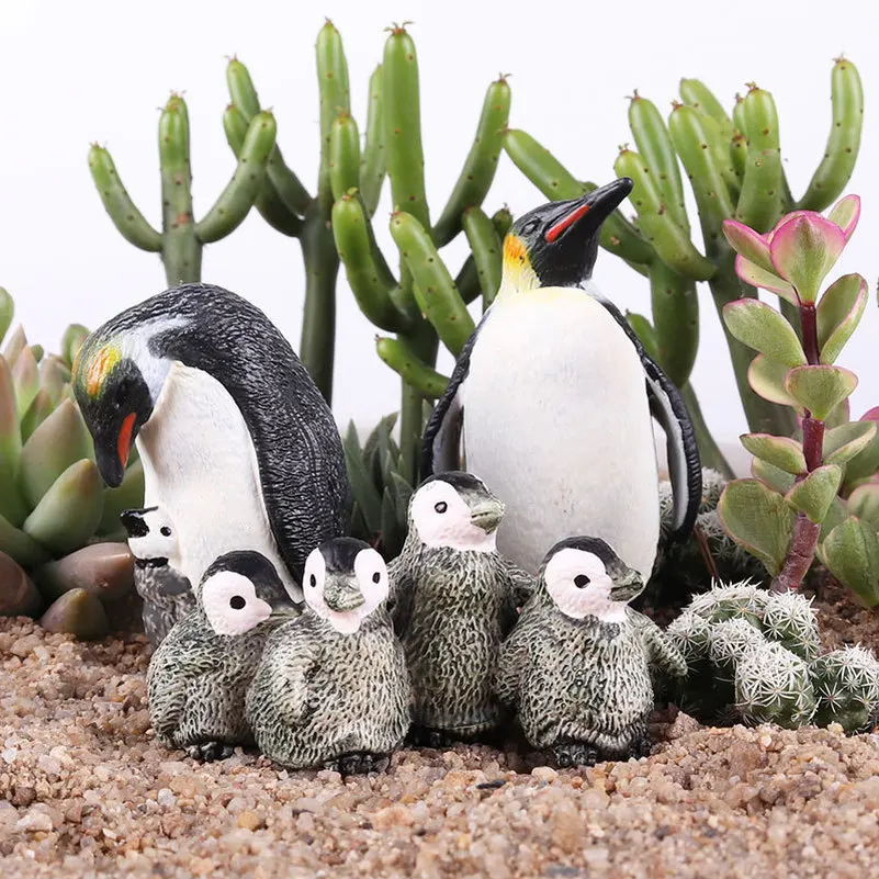 Simulation Wild Marine Life Penguin Multiple Types of Model Collectible Animal Action Figures Decoration Children Kids Toys