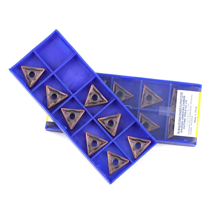 10pcs TNMG160404-EM YBG205 TNMG160408-EM YBG205 CNC lathe turning blade High-quality coated external turning tools carbide blade
