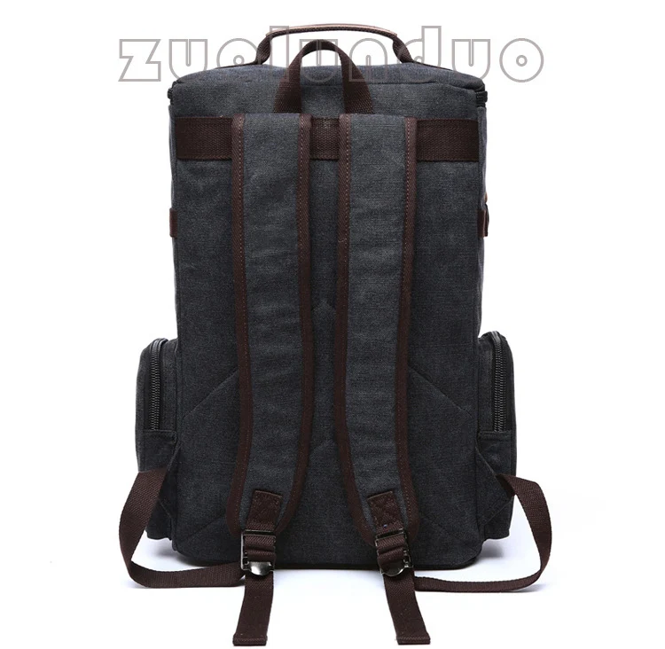 Männer Rucksack Vintage Leinwand Rucksack Schule Tasche männer Reisetaschen Große Kapazität Rucksack Laptop Rucksack Tasche Rucksack – Detail 16