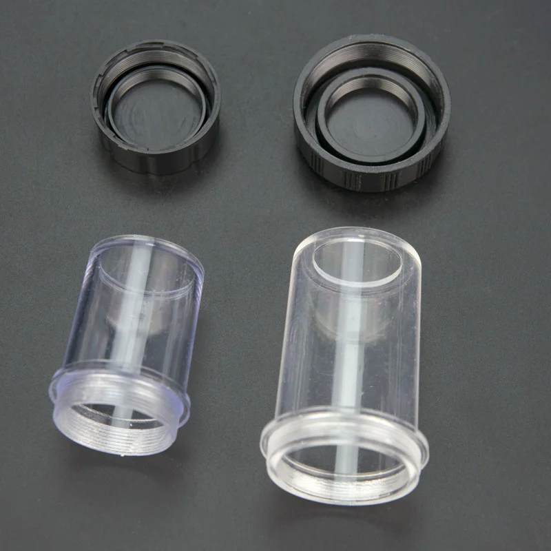 Biological Microscope Objective Lens Plastic Box 45mm 60mm 185 195 Objective Anti-Dust cover Case RMS Thread 20.3