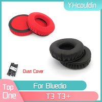 YHcouldin Earpads For Bluedio T3 T3+ T3Plus Headphone Replacement Pads Headset Ear Cushions