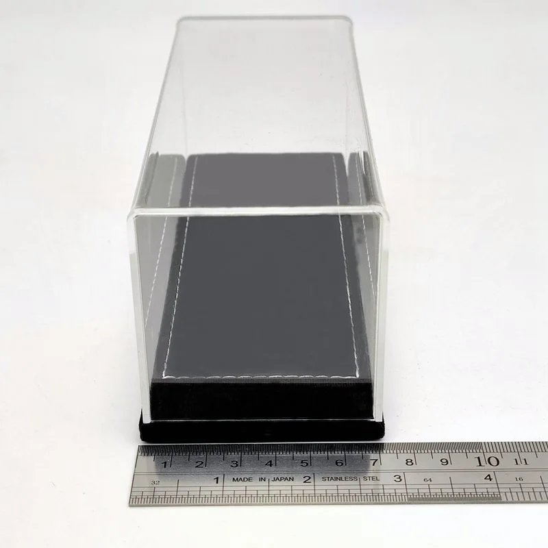 1:43 Thicken Acrylic Case Models Car Thicken Display Box Transparent Dustproof Black Flannel Bottom 17CM