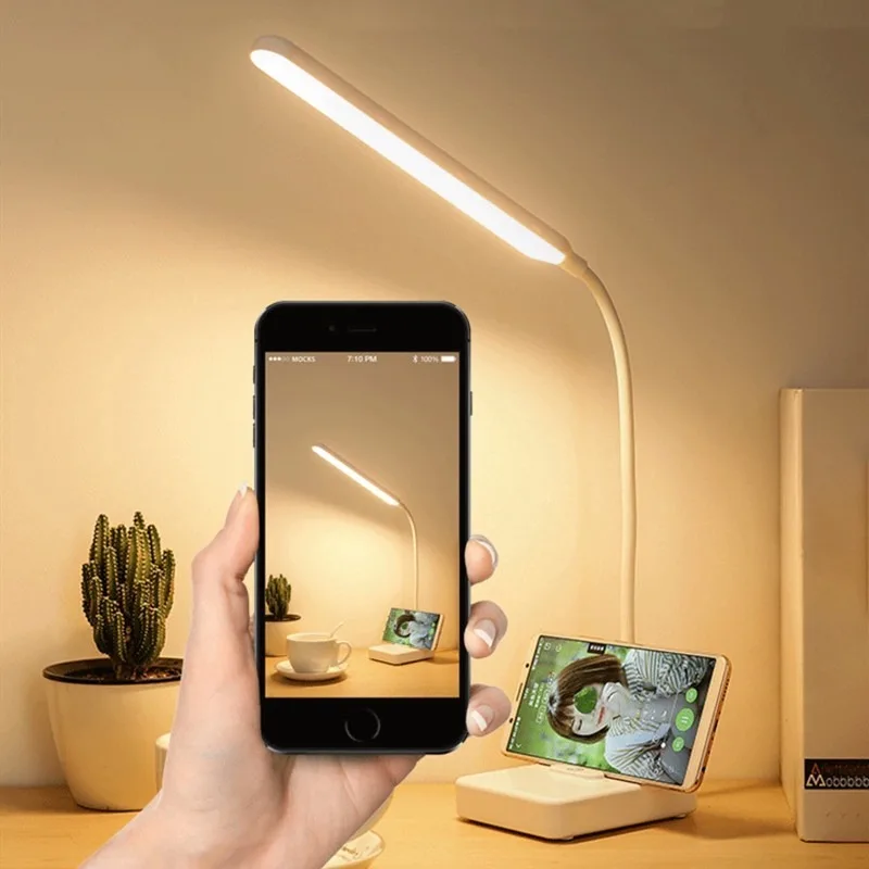 Sunshine Xiaomi LED Touch Dimming Desk Lamp USB Charging Reading Eye Protection Table Lamp Learning Home Lighting