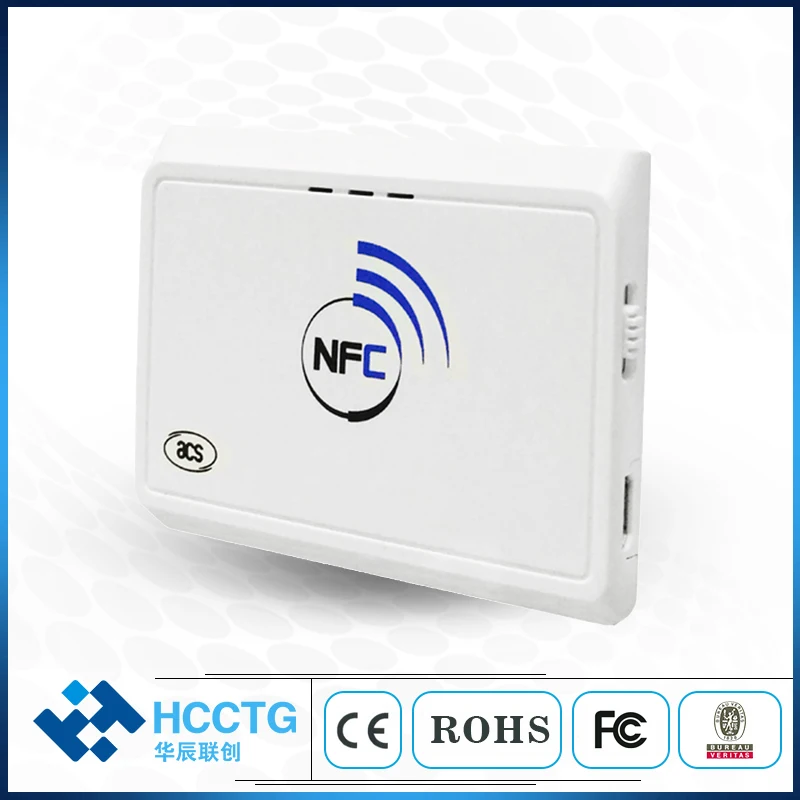 13.56 mhz contactless nfc bluetooth card skimmer/battery powered Bluetooth NFC emulator/reader--ACR1311U-N2