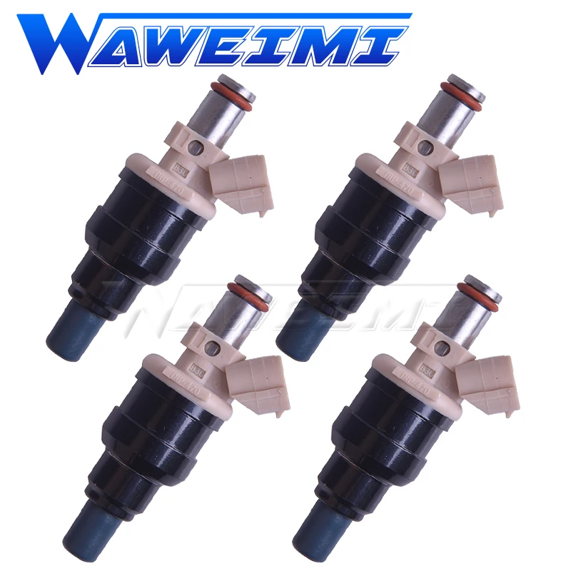 

WAWEIMI 4 Pieces Fuel Injector INP-470 For SUZUKI SIDEKICK CHEVY TRACKER SIDEKICK 1991-1998 INP470 15710-58B00