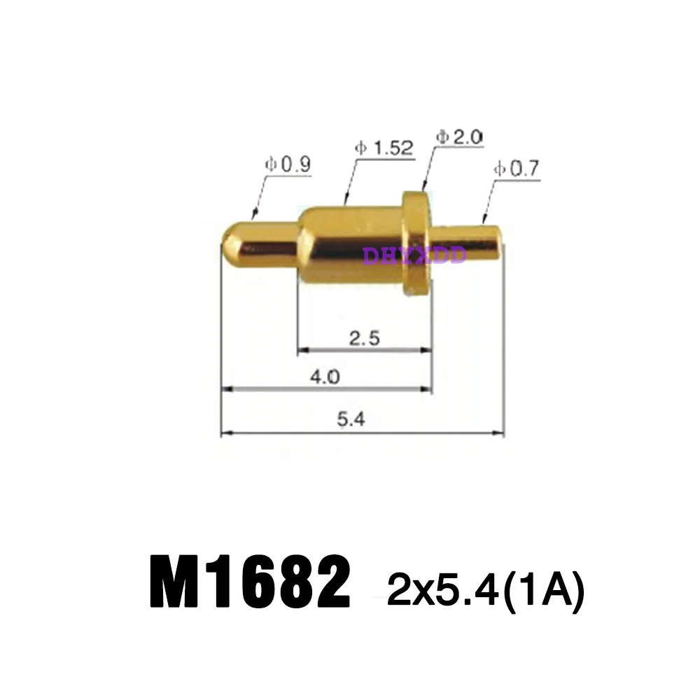 2X High Current Spring Loaded Pogo Pin Connector 1A 1.5A 2A 5A High Power Heavy Current Battery Connector POGOPIN Header Charge