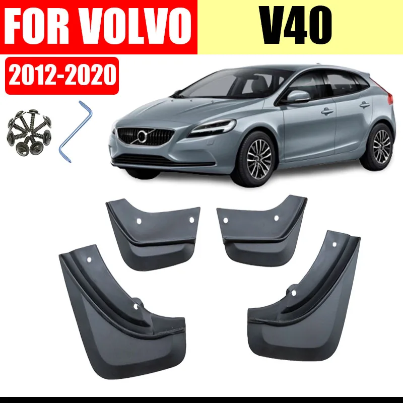 

For VOLVO V40 2012-2019 Mudguards car Fender splash guard mud flaps 4PCS