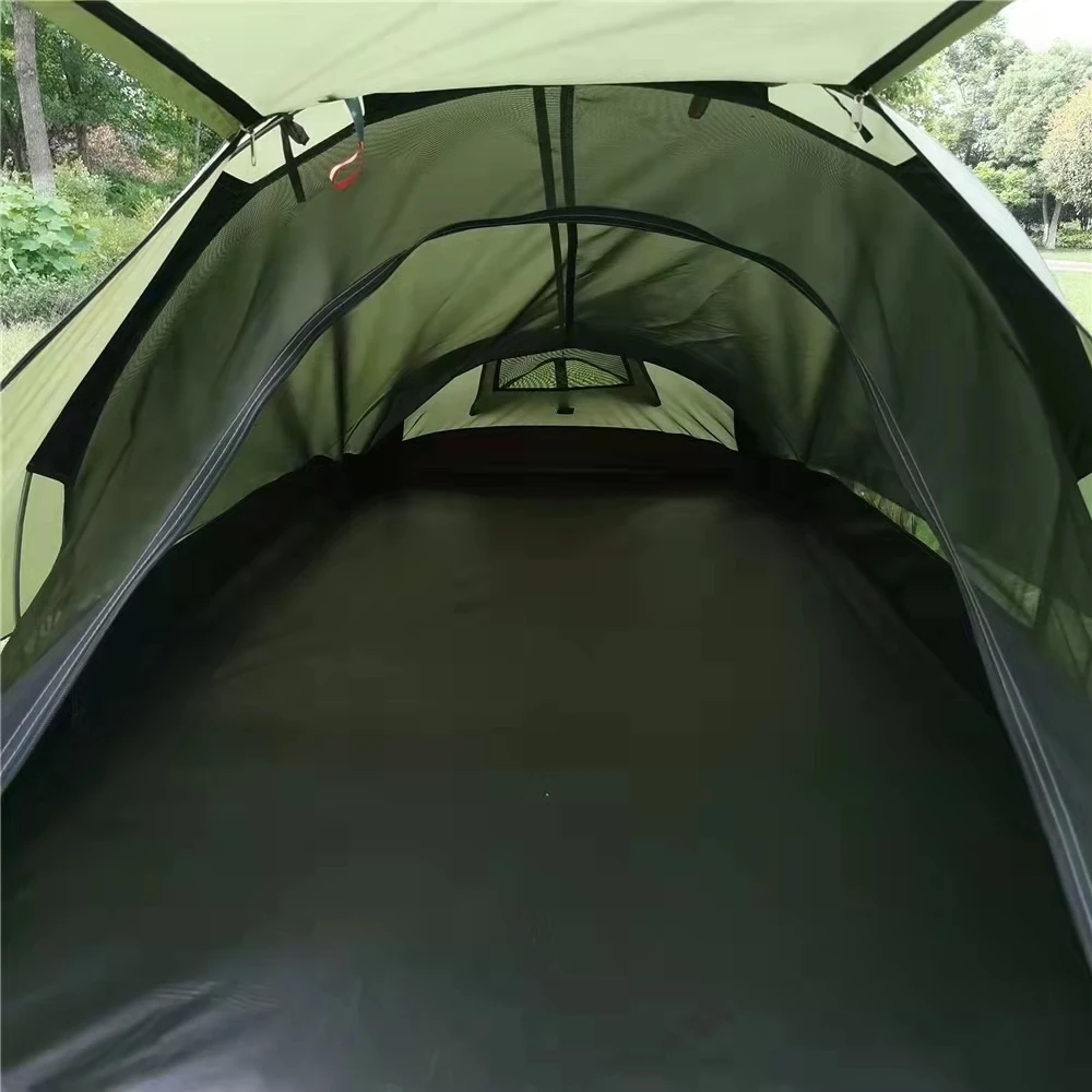 Jednoosobowy namiot Bivy - lekki jednoosobowy namiot z Rainfly, 1,3 kg, namiot z plecakiem z torbą do noszenia, namiot z piwnicą