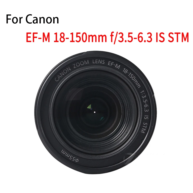 Capa da lente da câmera de bizoe canon EW-60F EF-M 18-150mm acessórios da lente m2m3m5m6m10m50m100 câmera reverso fivela capa 55mm
