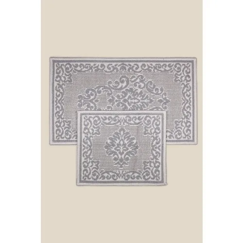 2'li Bathroom Mat Set 60 X100 - 50 X60 cm