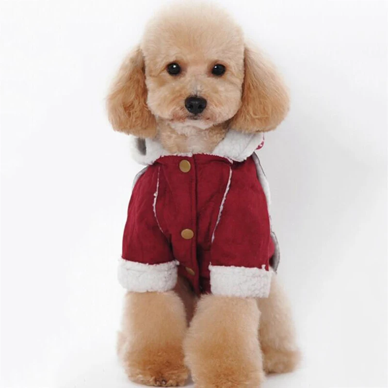 Pet Dog Jacket New Style Pet Jacket Cute Dog Winter Coat The Most Popular Dog Clothing 5 Size And 3 Color Supply