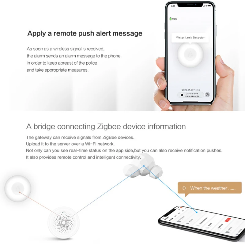 1~8PCS Wireless Emergency Button App Contronl Wide Coverage High Quality Waterproof Saft Smart Home