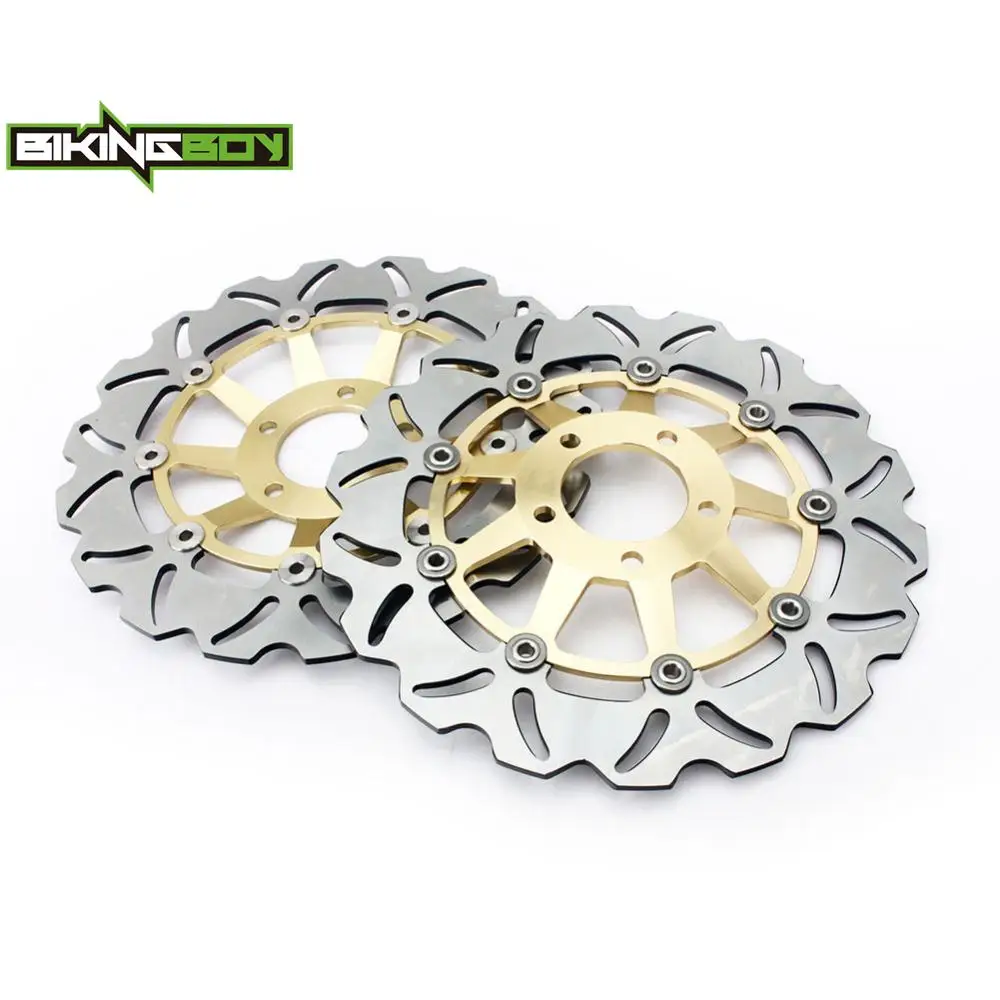 BIKINGBOY Front Brake Discs Rotors For Bandit GSF 1200 / S 96-05 RF900R 94-99 97 GSX 1200 FS Inazuma 98-02 00 GS1200 SS 01 02