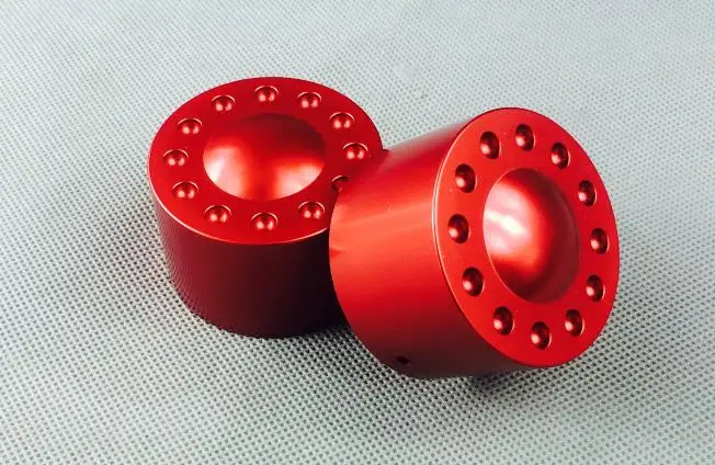 1 Piece Anodized Aluminum Red Bright Knob Diameter 50mm Height 35mm Big Size Quality Power Volume Switch