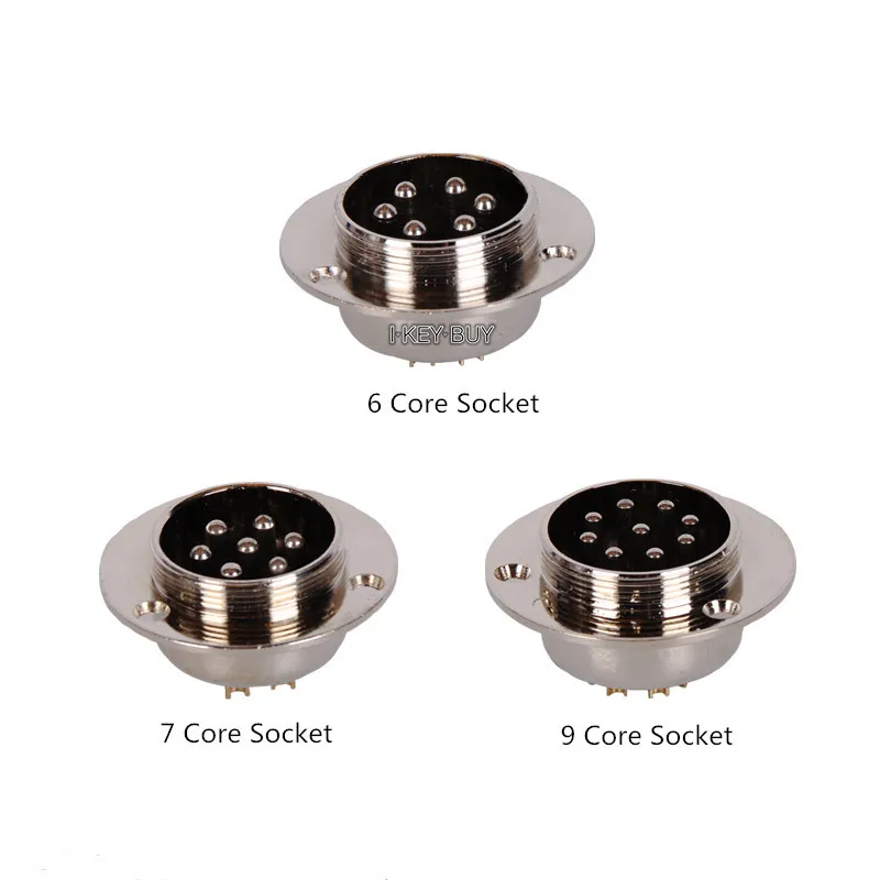 2 Teile/los Gas Geschirmt Schweißen Maschine Draht Feeder 6/7/9 Core Luftfahrt Steckdose Steuer Kupplung Schnell Stecker freies Schiff