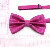 Mens Formal Solid Color Polyester Bowtie Pocket Square Cufflinks Sets Bow Tie Handkerchief Cuff Links Lots Three Piece Set 3