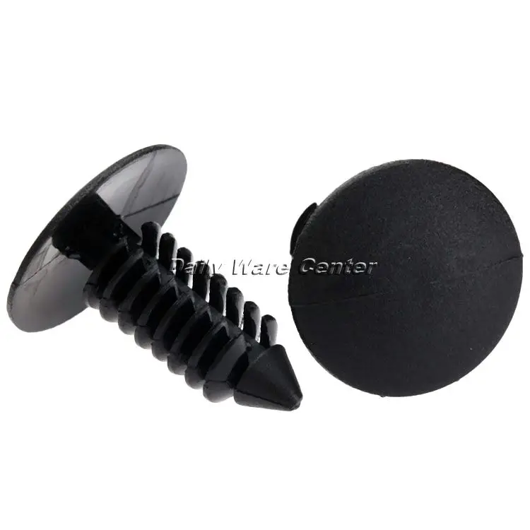 50 Cái/lốc Tự Động Dây Phù Hợp Với Lỗ 8Mm Nylon Xe Ô Tô Kẹp Fender Ốp Lưng Shield Bình Giữ Nhiệt Nhựa Đinh Tán Cho GM Ford chrysler Ô Tô