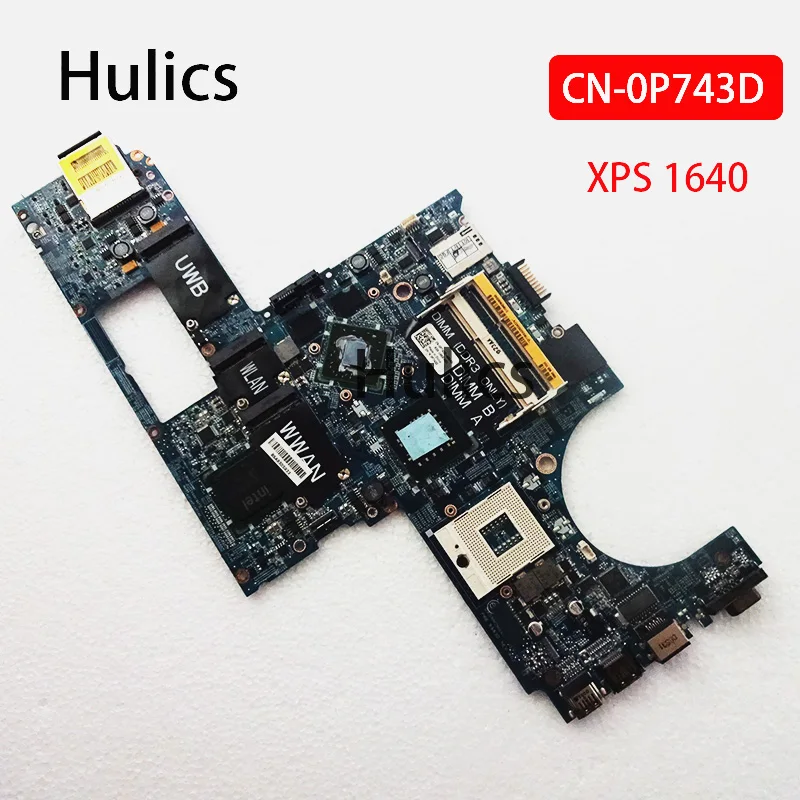 

Hulics Used For Dell Studio XPS 1640 Laptop Motherboard DA0RM2MBAH0 CN-0P743D 0P743D P743D MAINBOARD HD3670 Main Board