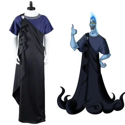 Anime Costume Hercules Hades Cosplay Costumes Adult Man Robe Set Halloween Carnival Suit