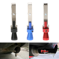 Universal Car Turbo Sound Whistle Muffler Exhaust Pipe Nozzle for muffler for Golf 4 6 BMW E36 Size S Promotion Car Accessories