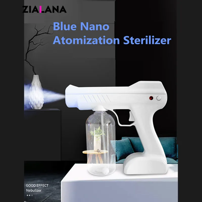 

DS350 Blue Light Spray Disinfection Gun Charging Portable Anti Epidemic Atomizing Disinfecting 2600Hz