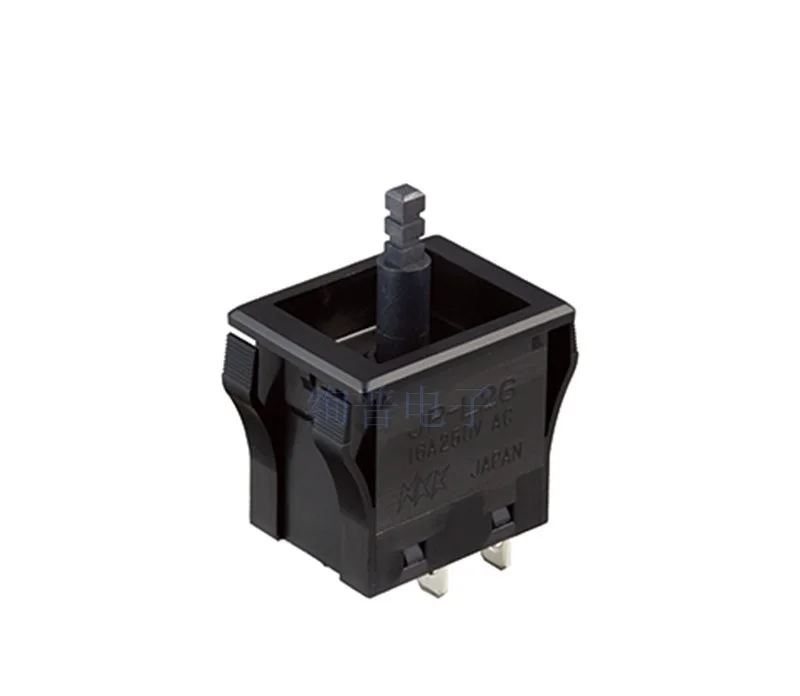 

JPL26P JP-L26PBK DPST Off-On 16A NKK push button switch