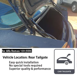 For ALFA ROMEO 159 (939) Saloon 2005- 2009 201 2011 rear boot trunk Auto Car Gas Spring Lift Support Damper Gas Struts 290 mm