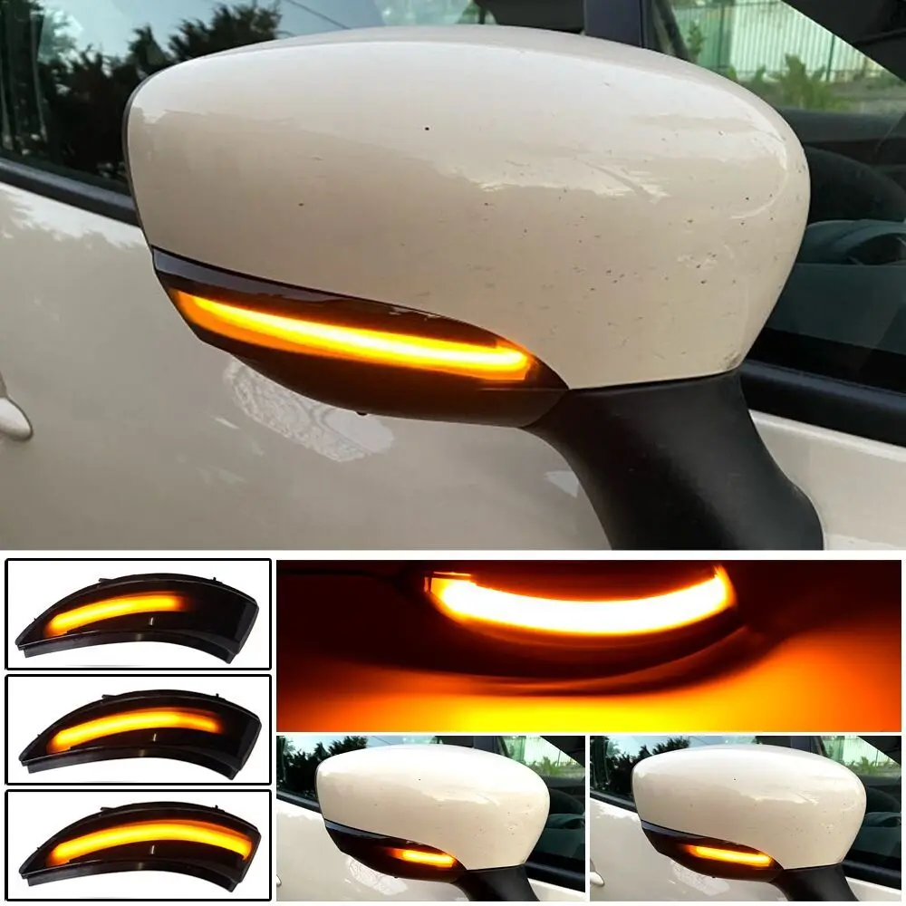 Dynamic Blinker for Renault KAPTUR CAPTUR J5 H5 Clio IV MK4 4 Lutecia Grandtour LED Turn Signal 2013 2014 2015 2016 light