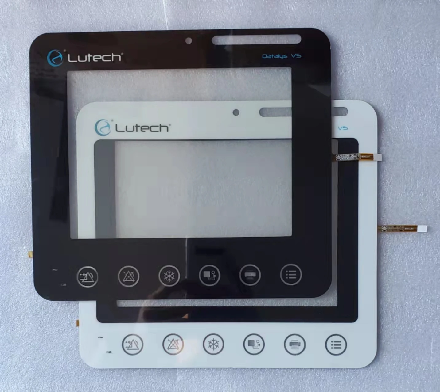 

For Lutech Datalys V5 Mulitparameter Patient Monitor Capacitive touch screen digitizer sensor external glass panel