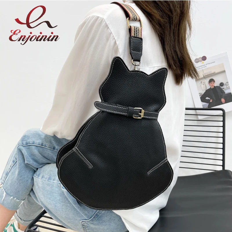 Fun Cartoon Cat Style Purses and Handbags for Women Novelty Handbag Girls Shoulder Crossbody Casual Female Clutch Designer Bag