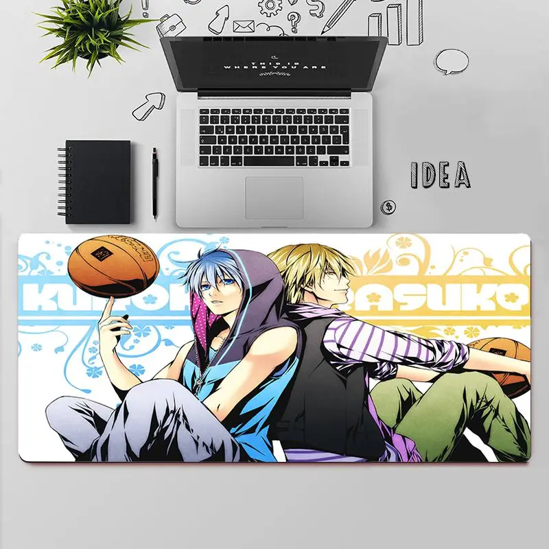 YNDFCNB Top Quality Kuroko Basketball Natural Rubber Gaming mousepad Desk Mat Free Shipping Large Mouse Pad Keyboards Mat